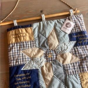 Boyd’s Bears Patchwork Wall Hanging - NWT